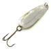 Vintage  Nebco Aqua Spoon UV, 3/4oz Chartreuse / Nickel fishing spoon #9398