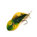 Vintage   Buck Perry Spoonplug, 1/3oz Frog (Yellow / Green) fishing spoon #9400