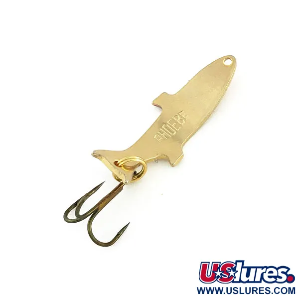 Vintage Acme Phoebe, 3/32oz Gold fishing spoon #9444