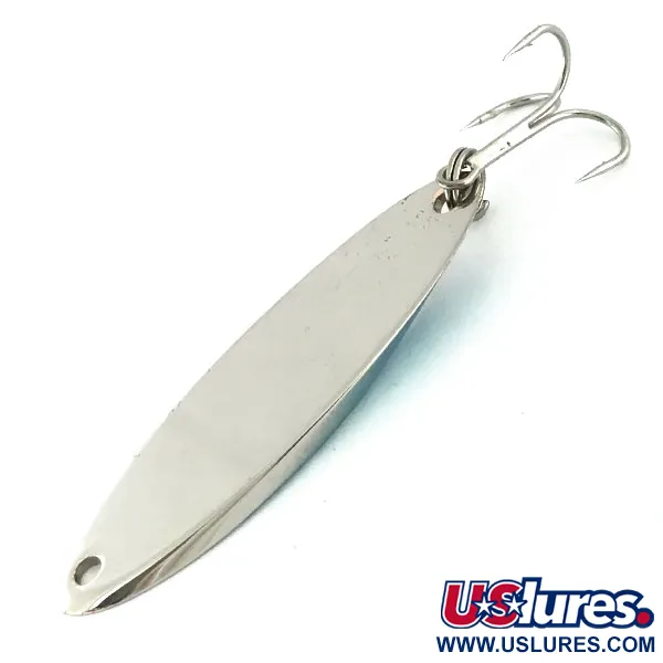 Vintage  Acme Kastmaster , 3/4oz Nickel / Blue fishing spoon #9450