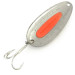 Vintage   Nebco Pixee UV, 3/4oz Hammered Nickel / Pink fishing spoon #9460