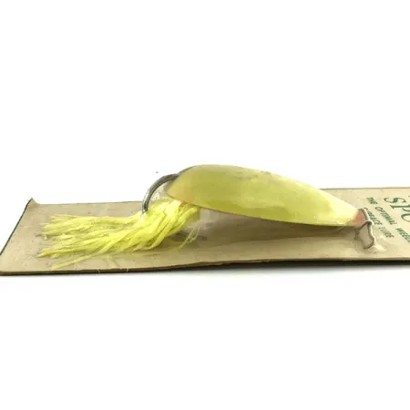 Hydro Lures Weedless Hydro Spoon, 3/5oz Yellow / Black fishing spoon #9468