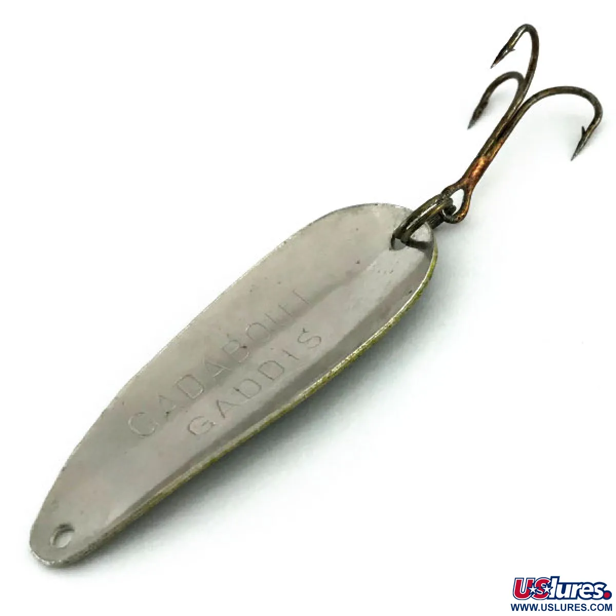 are gadabout gaddis fishing lures collectibles Vintage Other Gadabout Gaddis , 1/3oz Frog / Nickel fishing spoon #9482