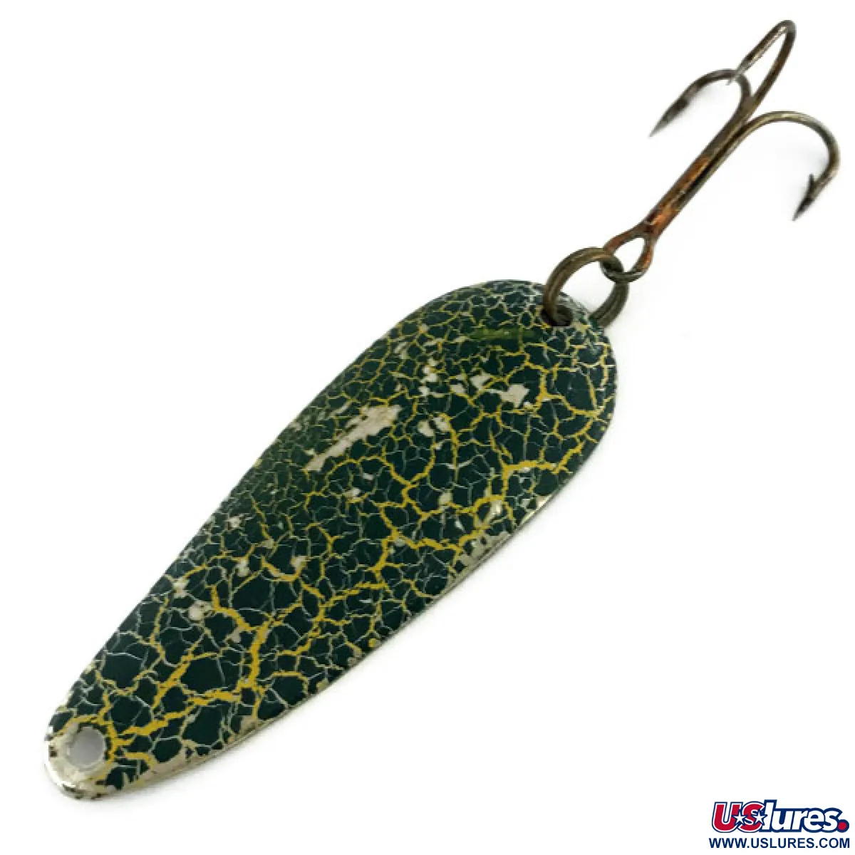 are gadabout gaddis fishing lures collectibles Vintage Other Gadabout Gaddis , 1/3oz Frog / Nickel fishing spoon #9482