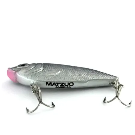 Matzuo Lipless, 1/2oz Rainbow Silver fishing lure #9487