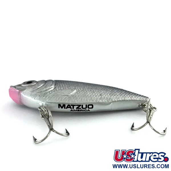   Matzuo Lipless, 1/2oz Rainbow Silver fishing lure #9487