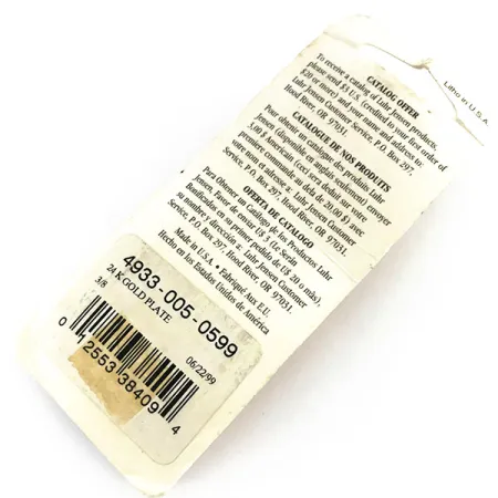 Tony Accetta Tony's Spoon, 2/5oz Gold fishing spoon #9488