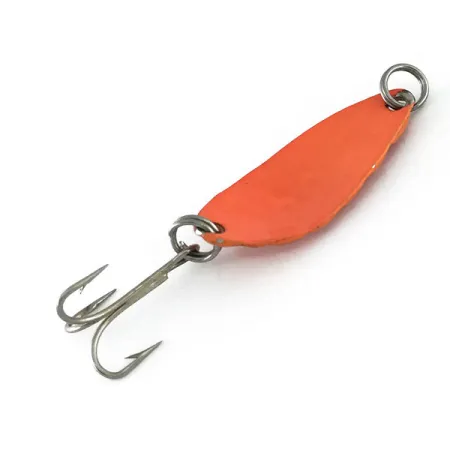 Vintage Acme Little Cleo, 1/8oz Orange fishing spoon #9493