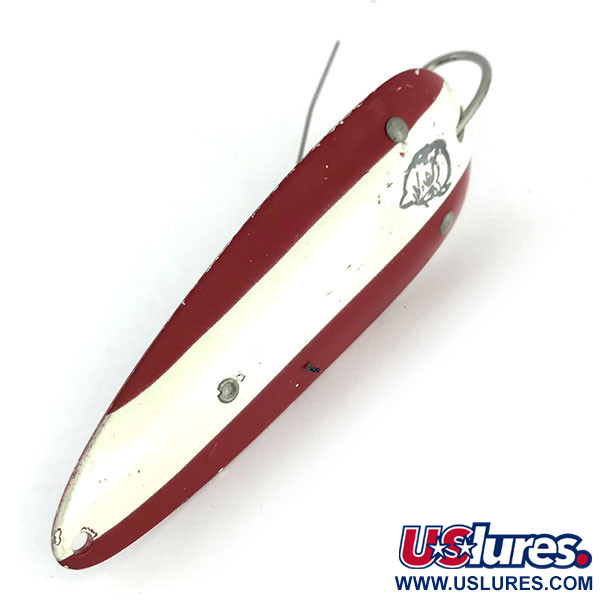 Vintage  Eppinger Dardevle, 1oz Red / White / Nickel fishing spoon #9496