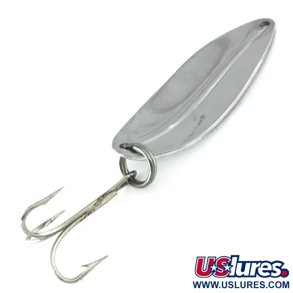 Vintage  TODDCO Main liner , 2/5oz Nickel / Green fishing spoon #9506