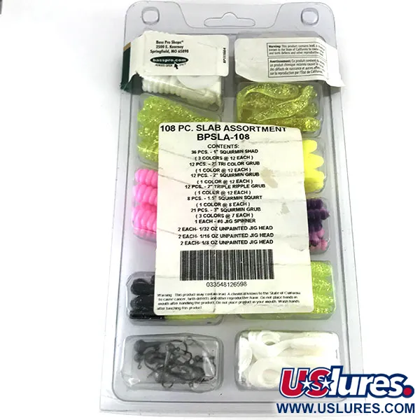 Bass Pro Shops Tournament Series 108pcs soft bait