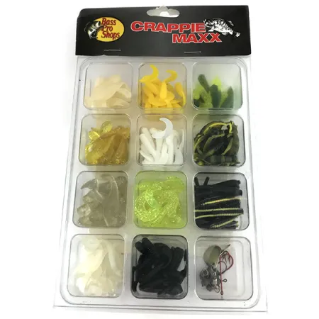 Bass pro shops crappie maxx soft bait 136pcs