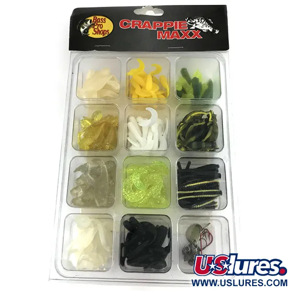 Bass pro shops crappie maxx soft bait 136pcs