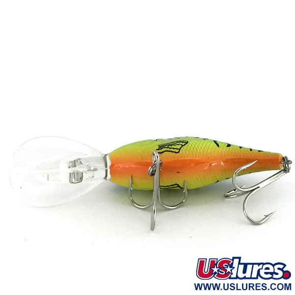   Bass Pro Shops XPS Lazer Eye Deep Diver UV, 2/5oz Fire Tiger fishing lure #9520