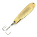 Vintage   Hopkins Shorty 75, 3/4oz Hammered Gold fishing spoon #9529