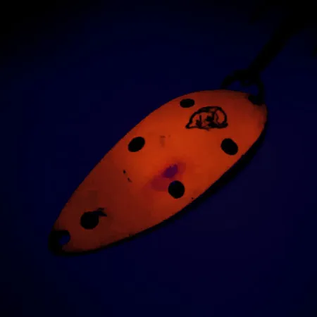 Vintage Eppinger Dardevle Devle Dog 7700, 1/2oz Red / Black / Nickel fishing spoon #9532