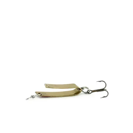 Vintage South Bend Super-Duper 501, 3/32oz Gold / Red fishing spoon #9537