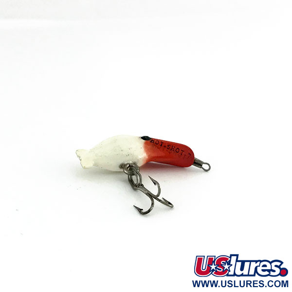 Vintage  Luhr Jensen Luhr jensen Hot Shot 70, 1/16oz Red / White fishing lure #9538