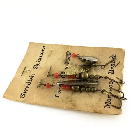  Swedish Swing Morosco Brand, 1/4oz Nickel / Brass spinning lure #9539