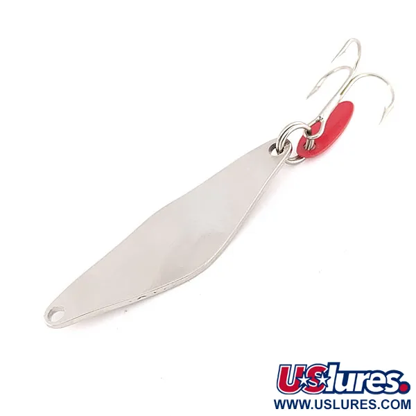 Vintage Bay de Noc Do-Jigger, 1/3oz Nickel fishing spoon #9551