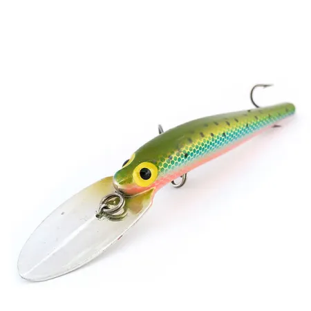 Vintage Storm Deep Thunder Stick, 1/3oz Rainbow Trout fishing lure #9562