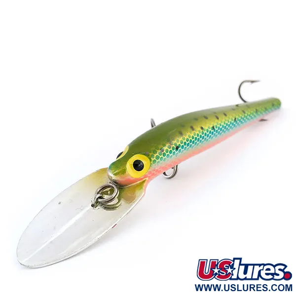 Vintage Storm Deep Thunder Stick, 1/3oz Rainbow Trout fishing lure #9562