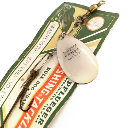 Pflueger Washington Spinner №1792, 1/8oz Nickel spinning lure #9565