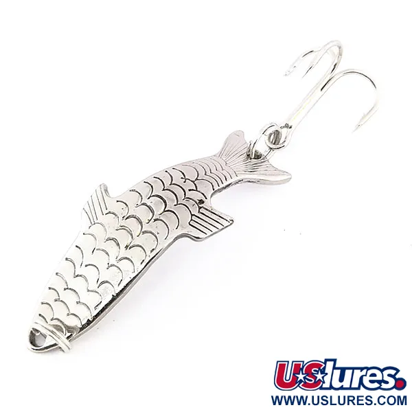 Vintage Acme Phoebe, 1/8oz Nickel fishing spoon #9576