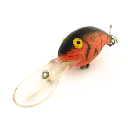 Vintage Rebel REBEL HUMPBACK, 2/5oz Brown Tiger fishing lure #9583