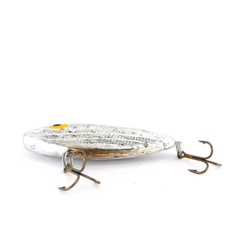 Vintage Rebel Wiggle Shad, 1/4oz Silver fishing lure #9603