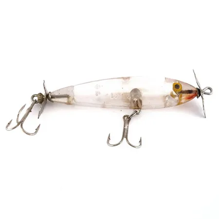 Vintage Cotton Cordell Boy Howdy Propbaits, 1/3oz Transparent fishing lure #9604