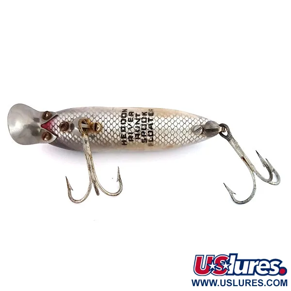 Vintage   Heddon River Runt, 2/5oz Silver fishing lure #9607