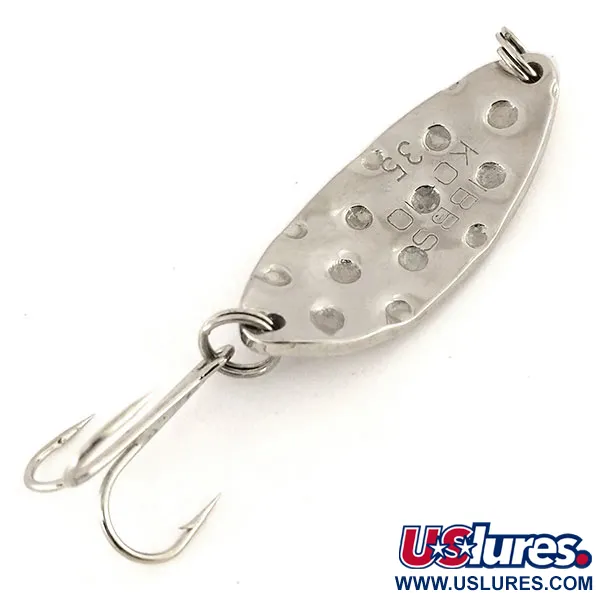 Vintage Gibbs KOHO, 1/2oz Nickel fishing spoon #9610