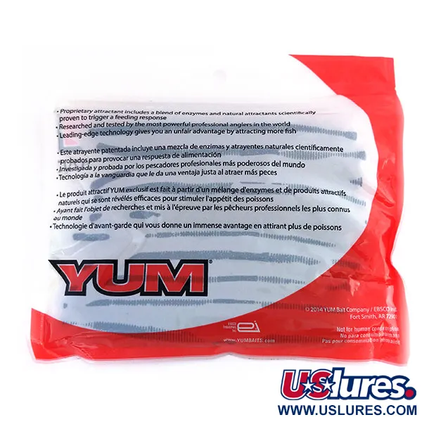 YUM Dinger soft bait 10pcs, Junebug fishing #9613