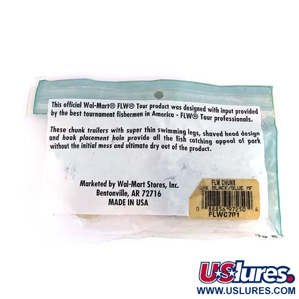 Wal Mart FLW Chunk soft bait 2 pcs