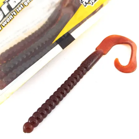 Berkley Power Worm soft bait 6pcs, Motor Oil fishing #9623