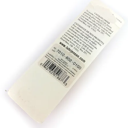 Luhr Jensen P.J.POP Wooden Hand-made lure, 3/5oz Pearl / Red fishing lure #9635