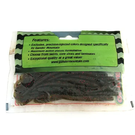 Other Black Magick Plastics Finesse Worm soft bait 14pcs, Watermelon Seed Red Flake fishing #9657