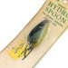  Hydro Lures ​Weedless Hydro Spoon, 2/5oz Black / Yellow fishing lure #15142