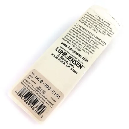 Luhr Jensen Little Jewel, 1/2oz Hammered Nickel fishing spoon #9673