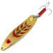 Vintage   Mepps Syclops 2, 3/5oz Gold / Red fishing spoon #9678