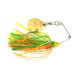 Vintage   Strike King Mini-King Spinnerbait UV, 1/4oz Gold / Orange / Yellow / Green fishing #9695