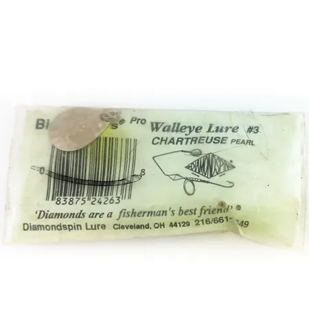 Other Big Chuck's Walley Lure, 3/5oz Chartreuse spinning lure #9697