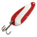 Vintage  Acme Wonderlure, 1/4oz Red / White / Nickel fishing spoon #9703