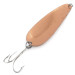 Vintage  Worth Chippewa Steel Spoon, 3/5oz Hammered Copper fishing spoon #9704