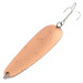 Vintage  Worth Chippewa Steel Spoon, 3/5oz Hammered Copper fishing spoon #9704