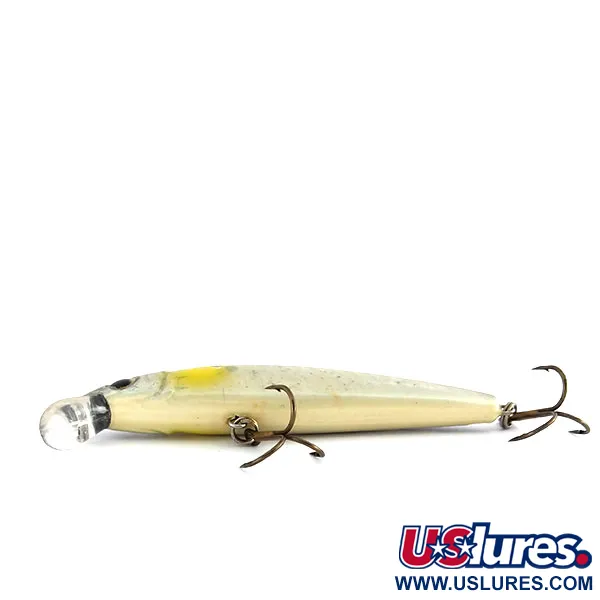 Vintage   Cotton Cordell 3.5 Minnow RLM510, 1/4oz Rainbow Yellow / Brown fishing lure #9710