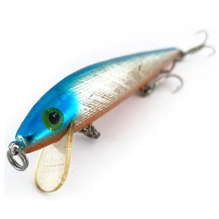 Vintage Rebel Floating Minnow F12, 1/3oz Blue Metallic fishing lure #9712