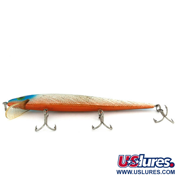 Vintage   Rebel Floating Minnow F12, 1/3oz Blue Metallic fishing lure #9712