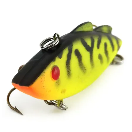 Vintage Norman N-Ticer UV, 1/2oz Fire Tiger fishing lure #9718
